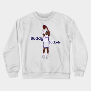 Buddy Hield "Buddy Buckets" - Sacramento Kings Crewneck Sweatshirt